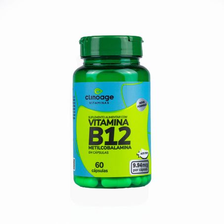 VITAMINA B12 METILCOBALAMINA 480MG 60CAPSULAS CLINOAGE