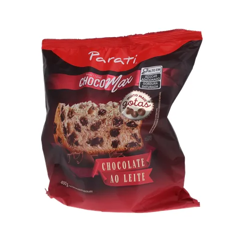 Panettone Parati Choco Max Ao Leite Sache com 400G 360-2