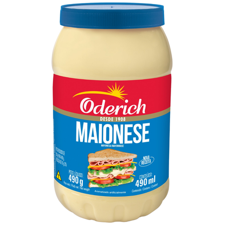 Maionese pote oderich 500g