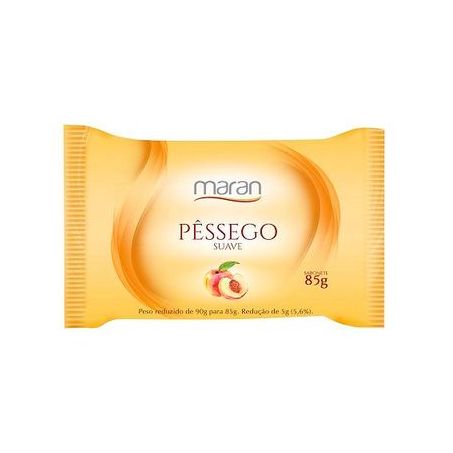 Sabonete Maran Em Barra Pêssego Suave 85g 
 