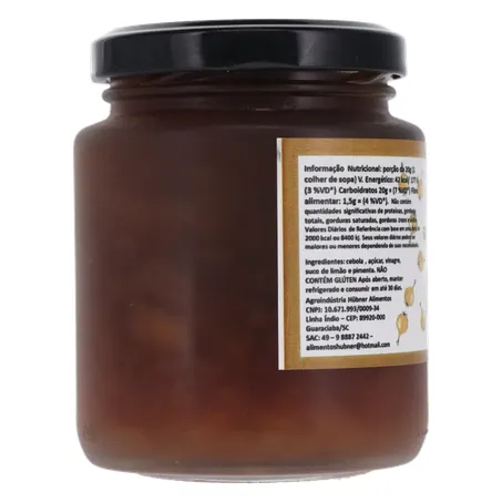 Geleia hubner cebola caramelizada 310g 360-26