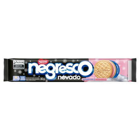 Biscoito Negresco Nevado Duplo Morango 90g
