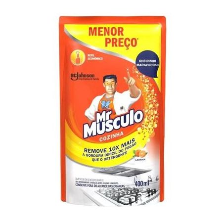 LIMPADOR MR MUSCULO DESENG. 400ML LARANJA