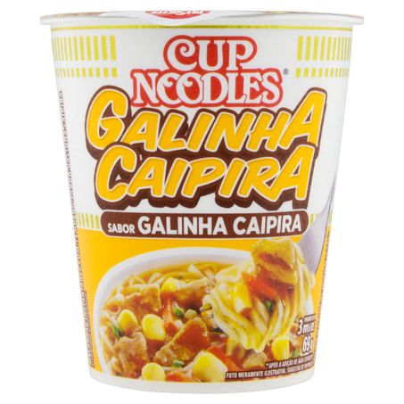 MACARRÃO INSTANTÂNEO GALINHA CAIPIRA NISSIN CUP NOODLES