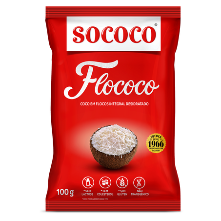 Coco ralado sococo flococo 100g