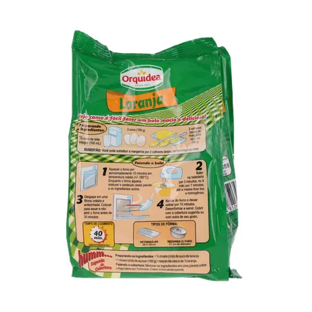 Bolo orquidea laranja 350g 360-19