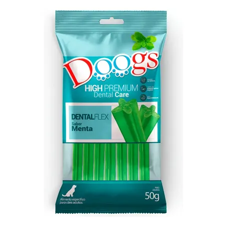 Palito Dental Doogs 50g Flex Menta