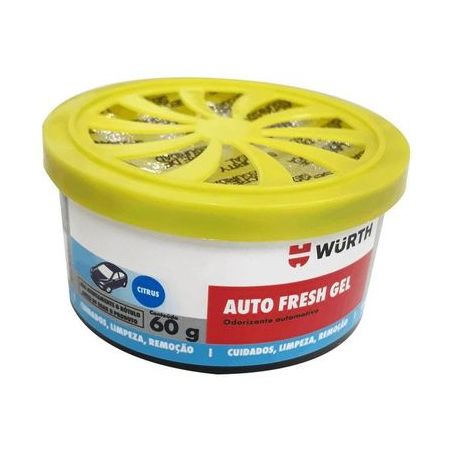 Odorizador automotivo auto fresh gel citrus wurth 60g