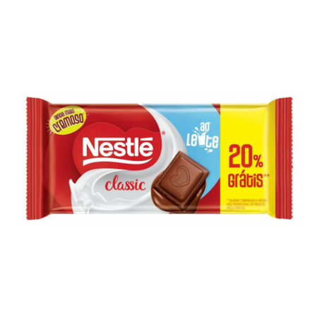 CHOC.NESTLE 80G CLASSIC AO LEITE GTS20%