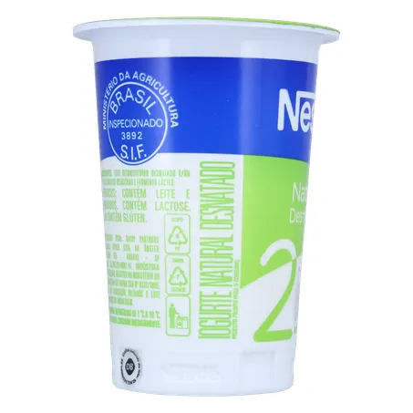 Iogurte Natural Desnatado Nestle 160g 360-28