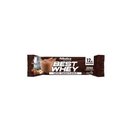 Barra Best Whey Leite, Cacau e Avelã 40g