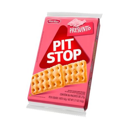 Biscoito marilan pit stop presunto 162g.