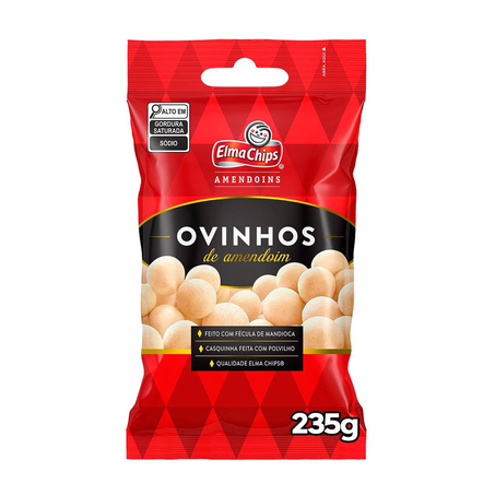 Ovinhos de Amendoim Elma Chips 235g
