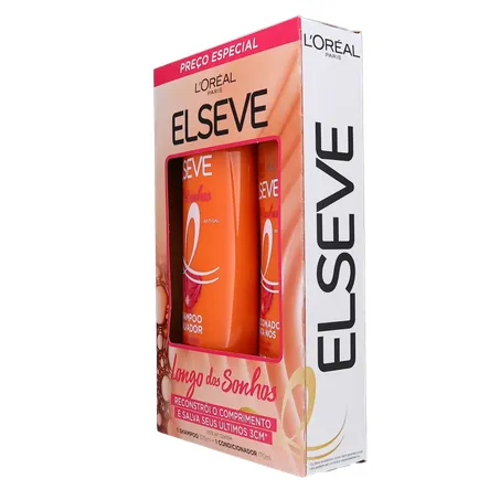 KIT ELSEVE LONGO DOS SONHOS SHAMPOO 375ML + CONDICIONADOR 170ML 360-5