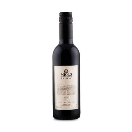 BEB. VINHO MIOLO RESERVA MERLOT T.SECO 375ML