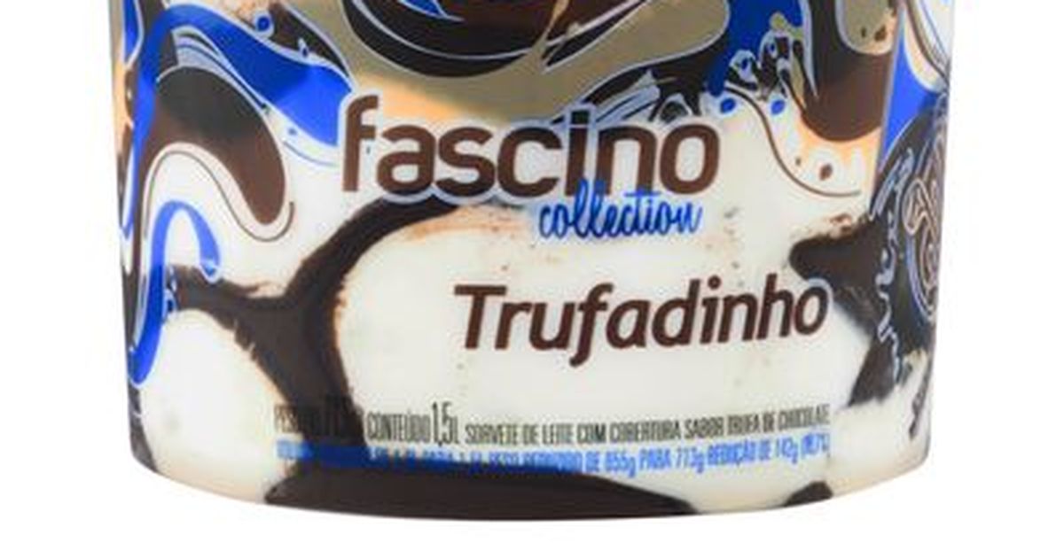 Sorvete Jundiá Fascino Collection Trufadinhoitro 1.5LT