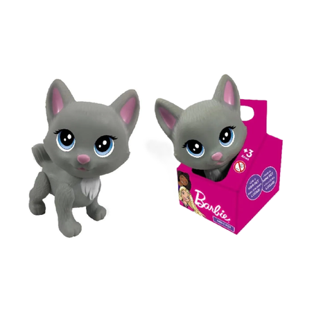 BRINQUEDO MINI PET BARBIE CASINHA GATA CINZA