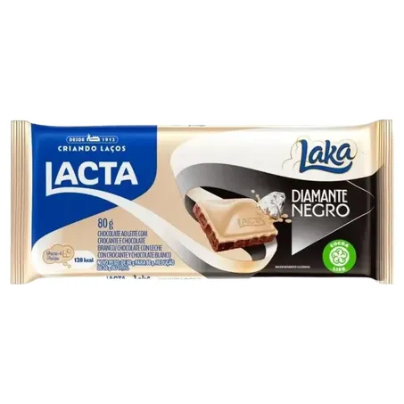LACTA BARRA CHOC LAKA DIAMANTE NEGRO 80G