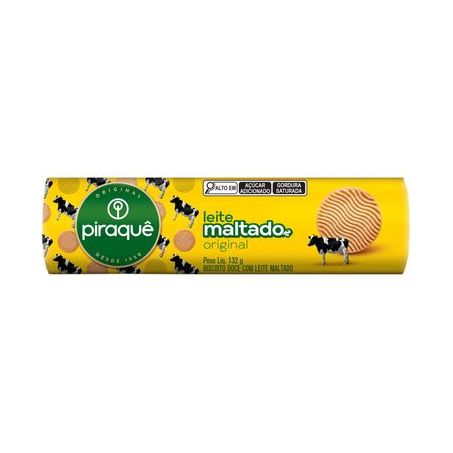 BISC LEITE MALTADO PIRAQUE 132G