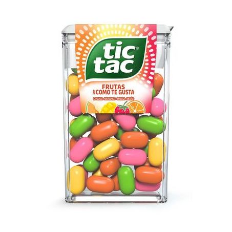 Bala tic tac frutas como te gusta 14,5 g