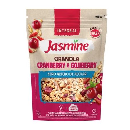 Granola Integral Cranberry e Gojiberry Jasmine 250g