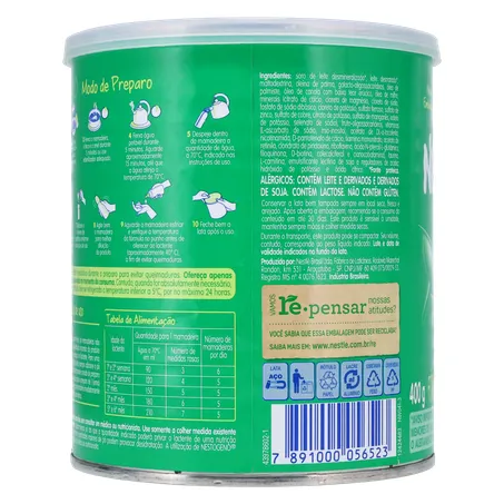 Fórmula Infantil Nestogeno 1 400g 360-25
