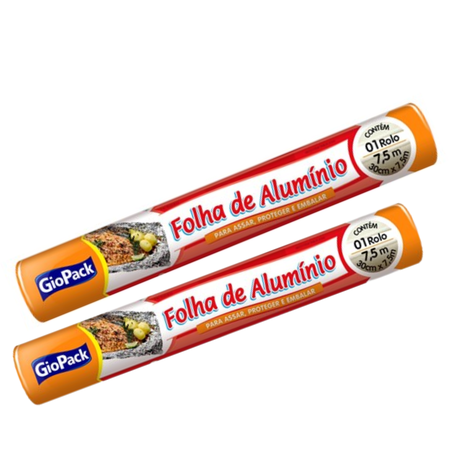 Papel alumin giopack 7.5m 45cm