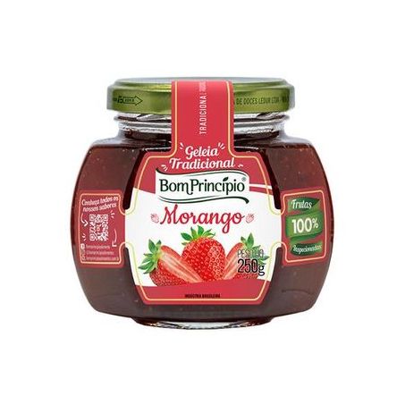 Doce fruta bom principio 250g morango