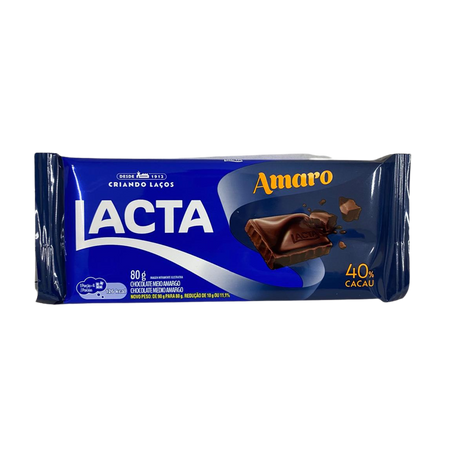 Chocolate lacta amaro 80g