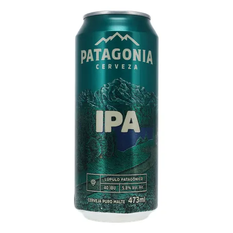 Cerveja IPA Patagonia Puro Malte Lata 473ml