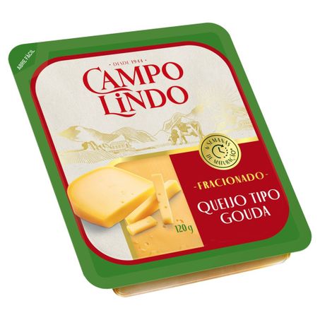 Queijo Gouda Campo Lindo 120g Fracionado