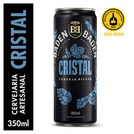 Cerveja Baden Baden 350ml - Cristal - Lata