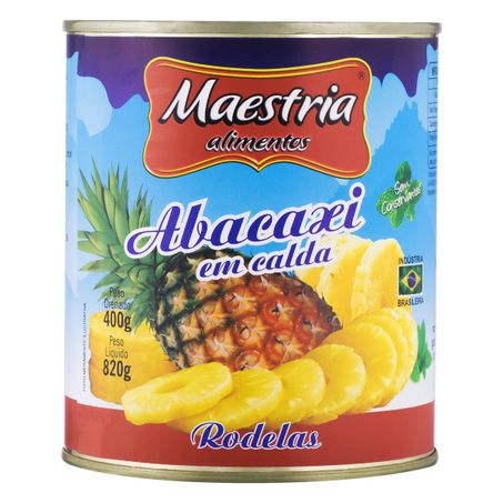 ABACAXI EM CALDA RODELAS MAESTRIA