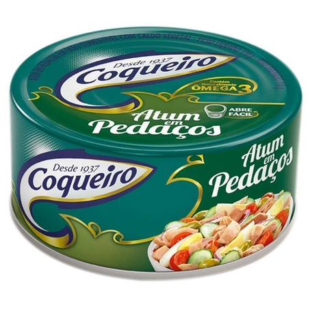 ATUM COQUEIRO PEDAÇOS EM ÓLEO 170G
