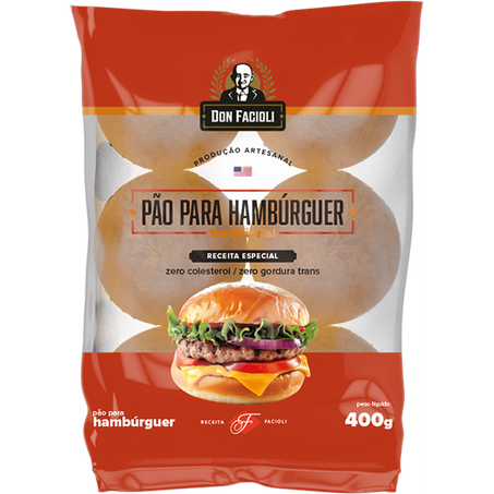 Pao Hamburguer 400g 