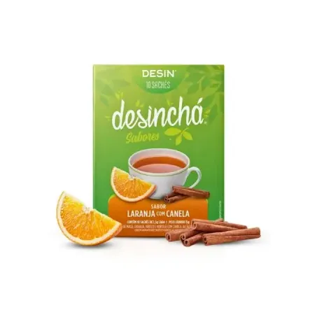 Chá de Laranja Com Canela 10 Sachês  - Desinchá