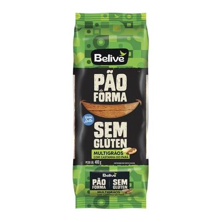 PÃO BELIVE FORMA MULTIGRAOS 400G