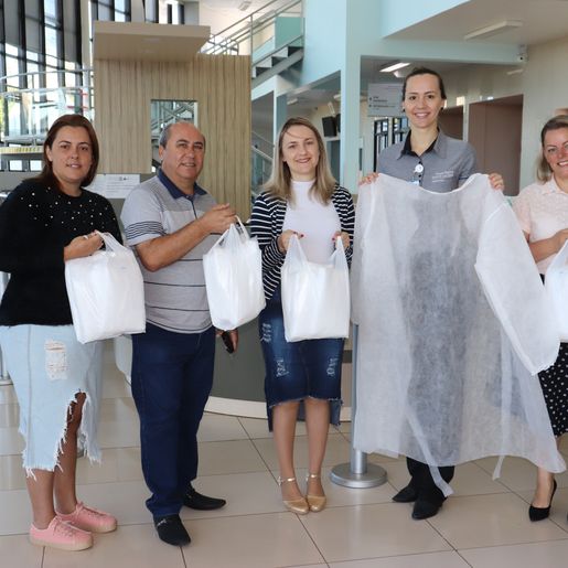 Hospital Regional de São Miguel do Oeste recebe doações para auxílio no combate ao Coronavírus