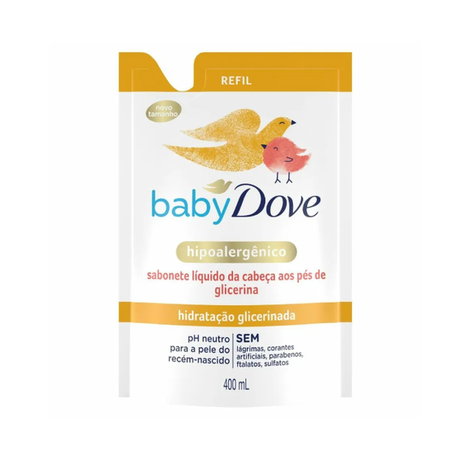 SABONETE LÍQUIDO DOVE BABY HIDRAT GLICERIN REF 400