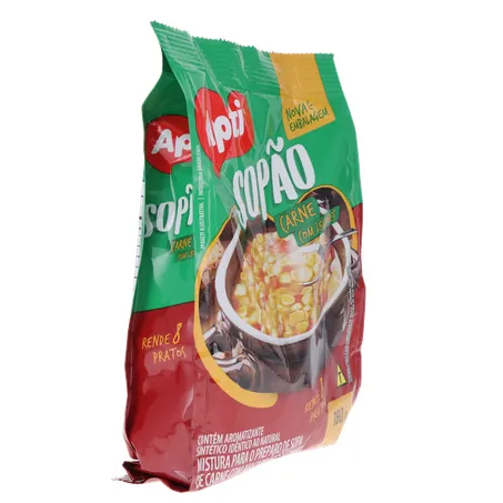 Sopão Carne com Macarrão e Legumes Apti 180g 360-30