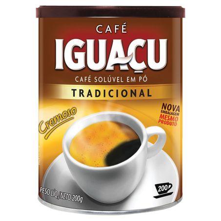 Cafe soluvel em po iguacu cremoso 200g