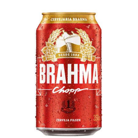 Cerveja brahma chopp pilsen lata 350ml