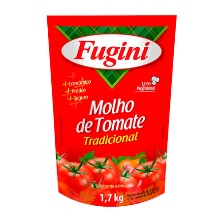 MOLHO TOMATE FUGINI TRADICIONAL 1,7KG
