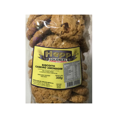 BISCOITO HEPP 300G AMENDOIM