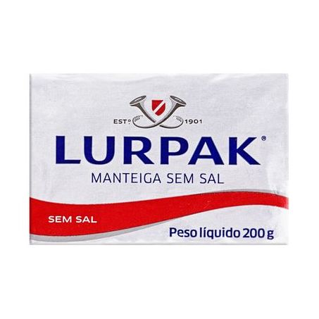 MANTEIGA LURPAK S/ SAL 200G