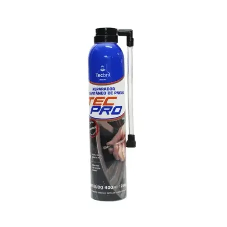 Reparador De Pneus Tecbril 400ml 