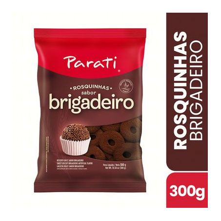 Biscoito parati rosca brigadeiro 300g.