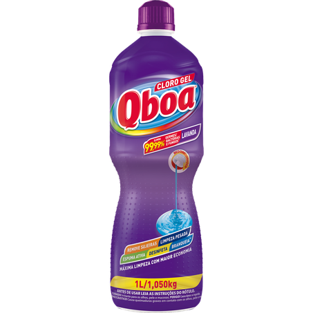 Cloro gel qboa 1l lavanda