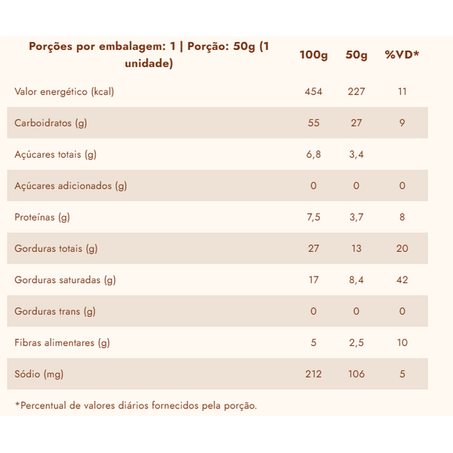 ALFAJOR AVELA COM WHEY 50G - LA GANEXA 360-1