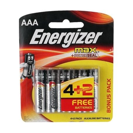 Pilha energizer aaa6 promo c/6un